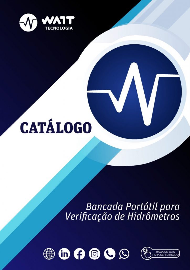 BANCADA PORTATIL DE VERIFICACAO DE HIDROMETROS